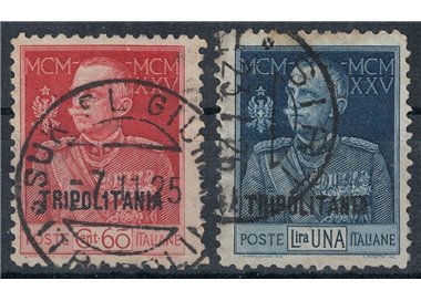 TRIPOLITANIA 1925-26 Jubilee of the King dent. 11 2v us