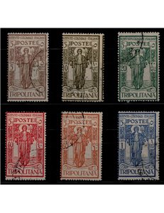 TRIPOLITANIA 1926 Istituto Coloniale Italiano 6v us