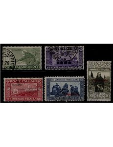 TRIPOLITANIA 1926 San Francesco 5v us