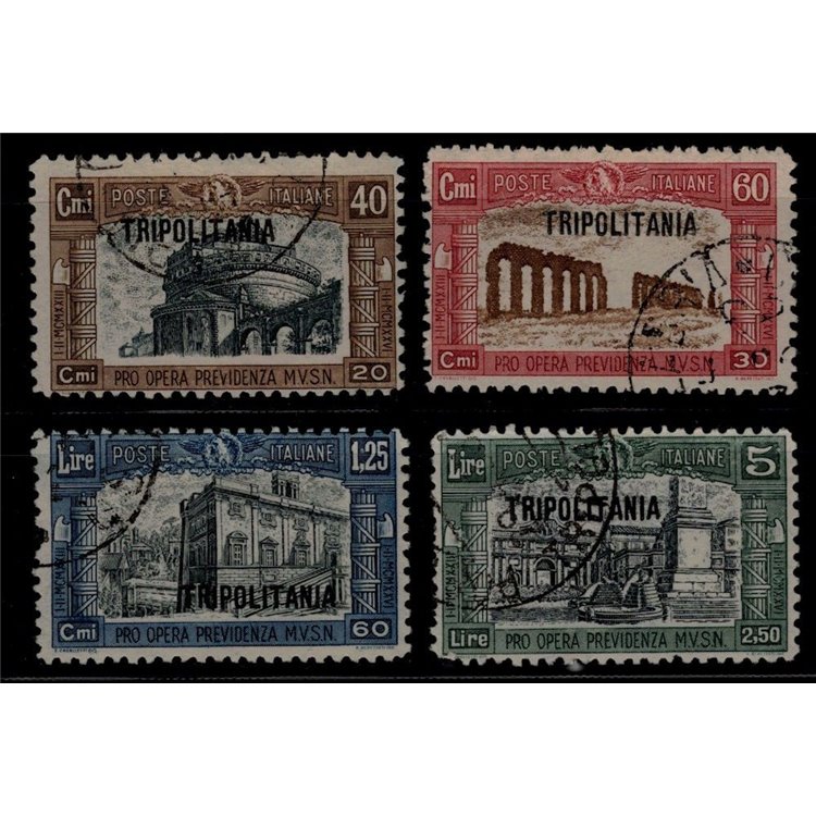 TRIPOLITANIA 1927 Militia I 4v us