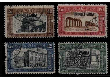 TRIPOLITANIA 1927 Milizia I 4v us