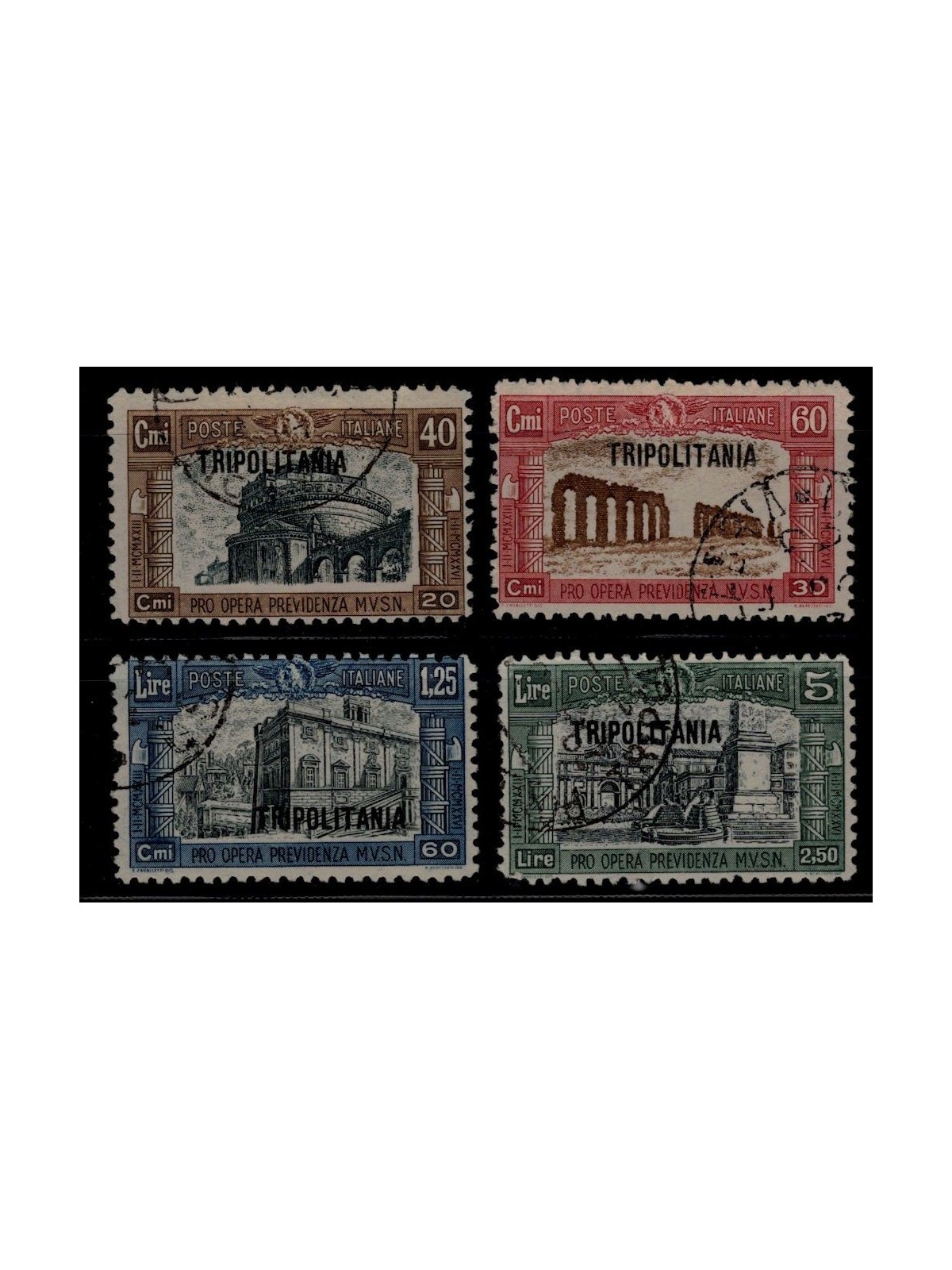 TRIPOLITANIA 1927 Militia I 4v us