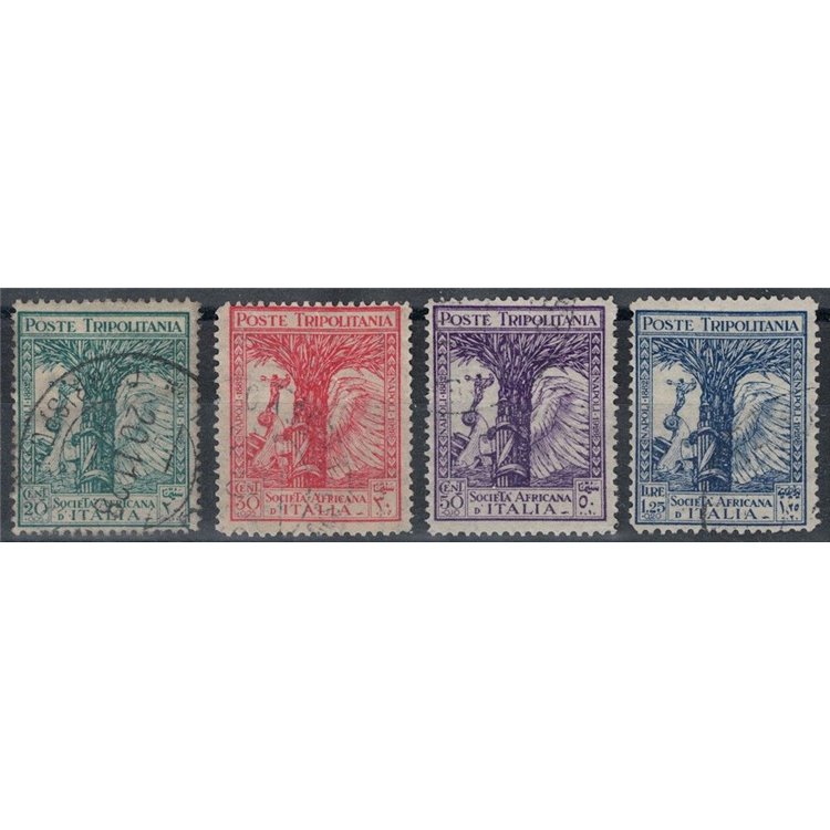 TRIPOLITANIA 1928 African Society of Italy 4v us