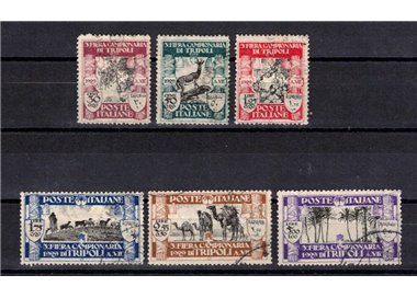 TRIPOLITANIA 1929 3rd Tripoli Fair 6v us
