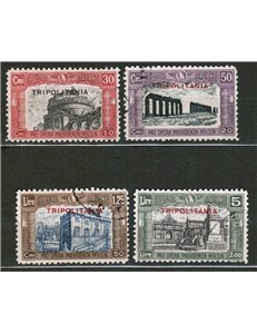 TRIPOLITANIA 1929 Milizia II 4v us