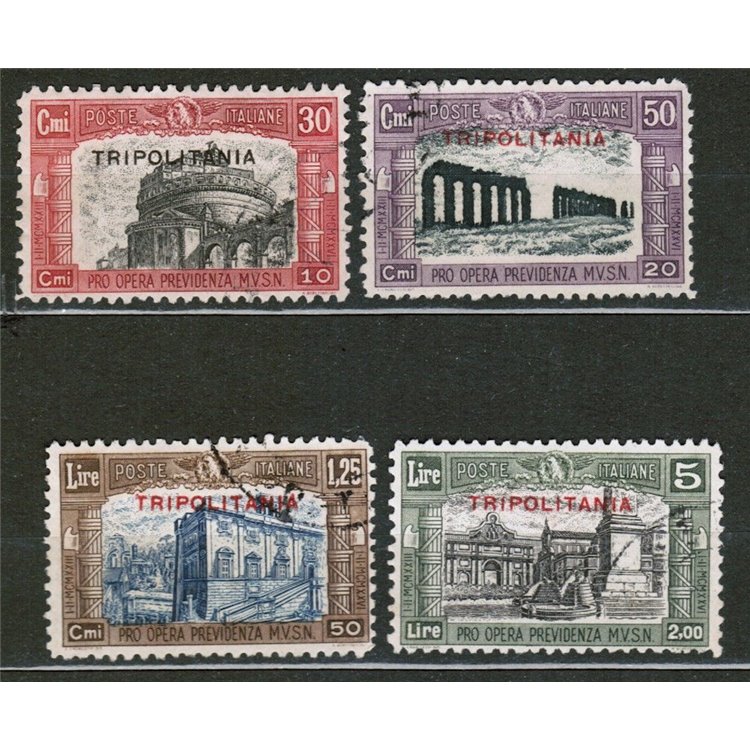 TRIPOLITANIA 1929 Militia II 4v us