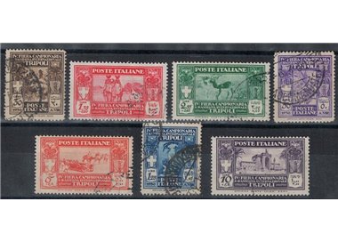 TRIPOLITANIA 1930 4th Tripoli Fair 7v us