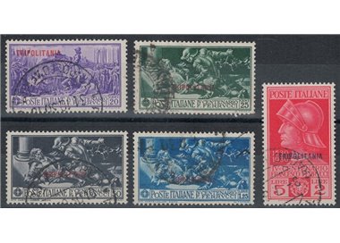 TRIPOLITANIA 1930 Francesco Ferrucci 5v us