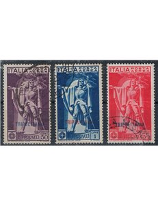 TRIPOLITANIA 1930 Francesco Ferrucci (posta aerea) 3v us