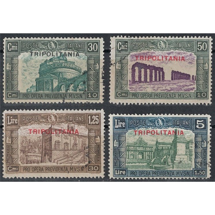 TRIPOLITANIA 1930 Militia III 4v us