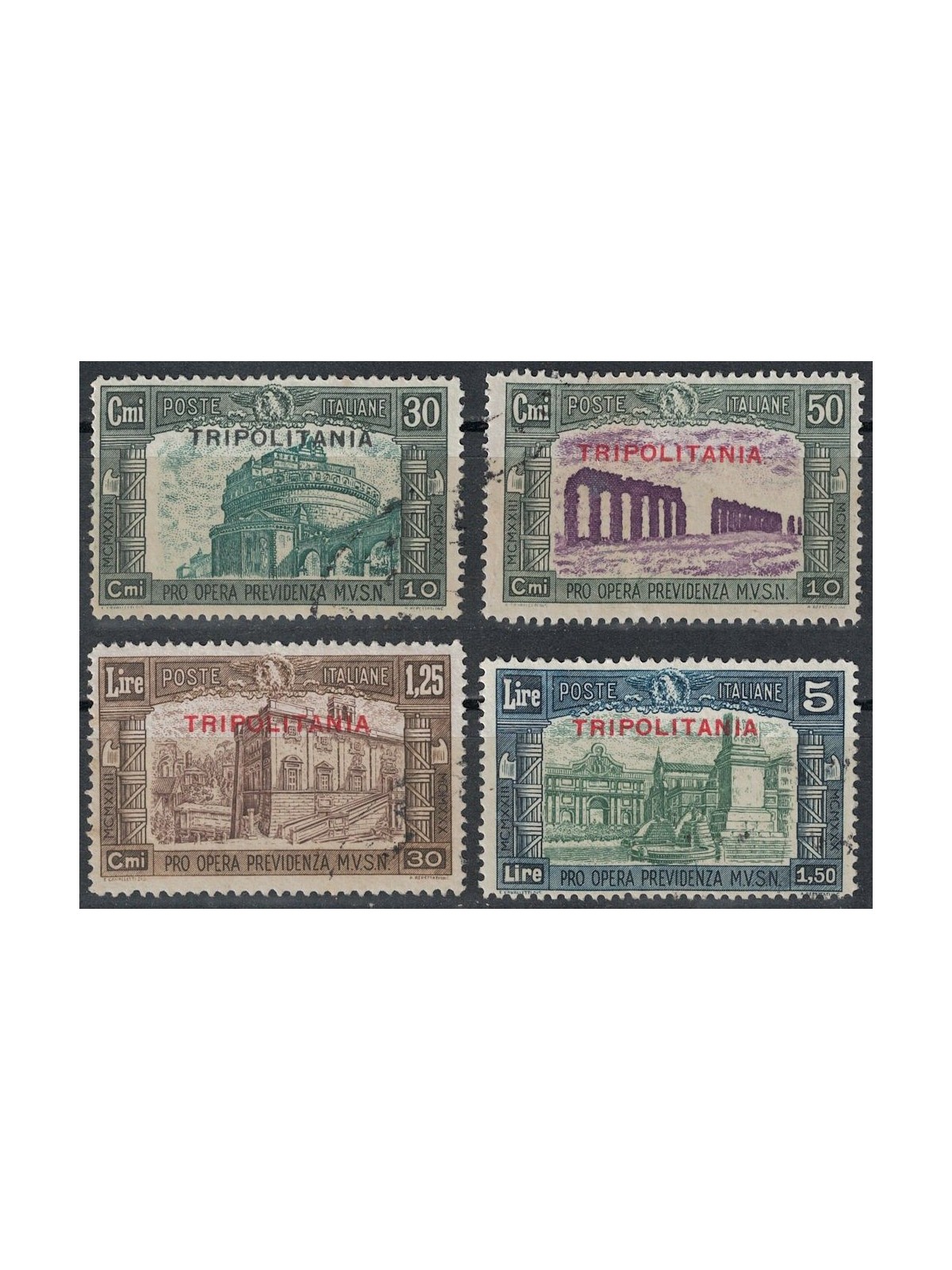 TRIPOLITANIA 1930 Milizia III 4v us