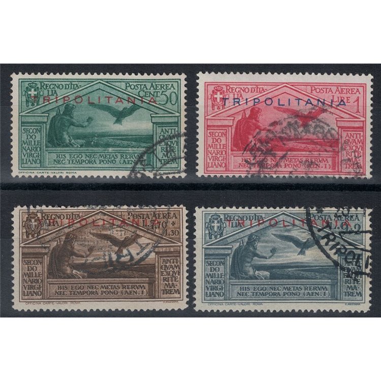 TRIPOLITANIA 1930 Virgilio (posta aerea) 4v us