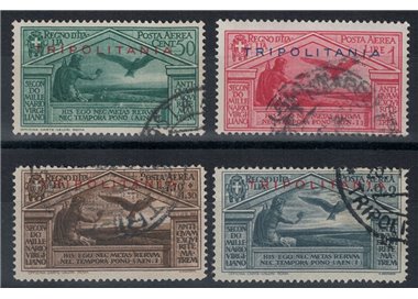 TRIPOLITANIA 1930 Virgil (airmail) 4v us