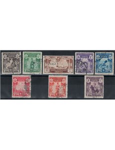 COLONIE TRIPOLITANIA 1931 5ª Fiera di Tripoli 8v us