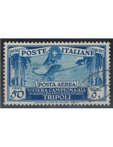 TRIPOLITANIA 1931 5th Tripoli Fair (airmail) us