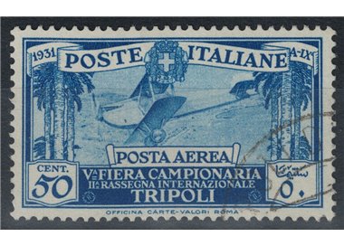 TRIPOLITANIA 1931 5ª Fiera di Tripoli (posta aerea) us