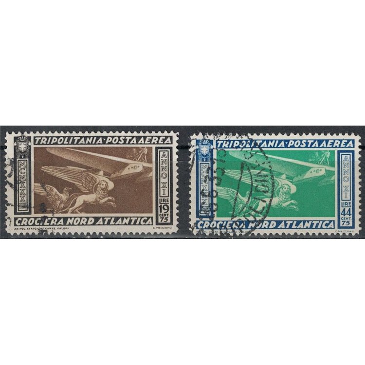 TRIPOLITANIA 1933 Crociera Balbo 2v us ©