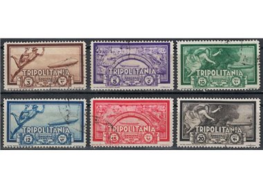 TRIPOLITANIA 1933 Zeppelin Cruise 6v us ©