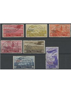 TRIPOLITANIA 1934 Oasis Circuit (Airmail) 7v us