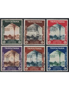 TRIPOLITANIA 1934 Mostra d'arte Coloniale 6v us
