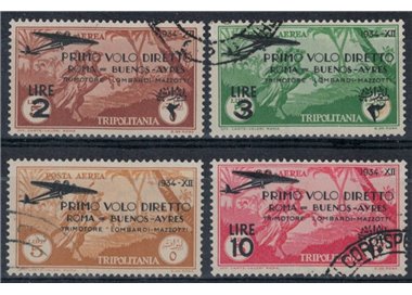 TRIPOLITANIA 1934 Rome-Buenos Aires flight 4th us