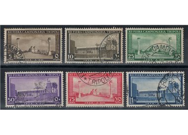 TRIPOLITANIA 1938 12th Tripoli Fair 6v us