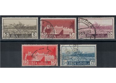 TRIPOLITANIA 1939 13ª Fiera di Tripoli 5v us