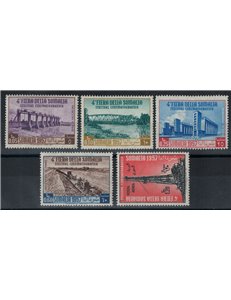 SOMALIA AFIS 1957 4th Somali Fair 5v MNH**
