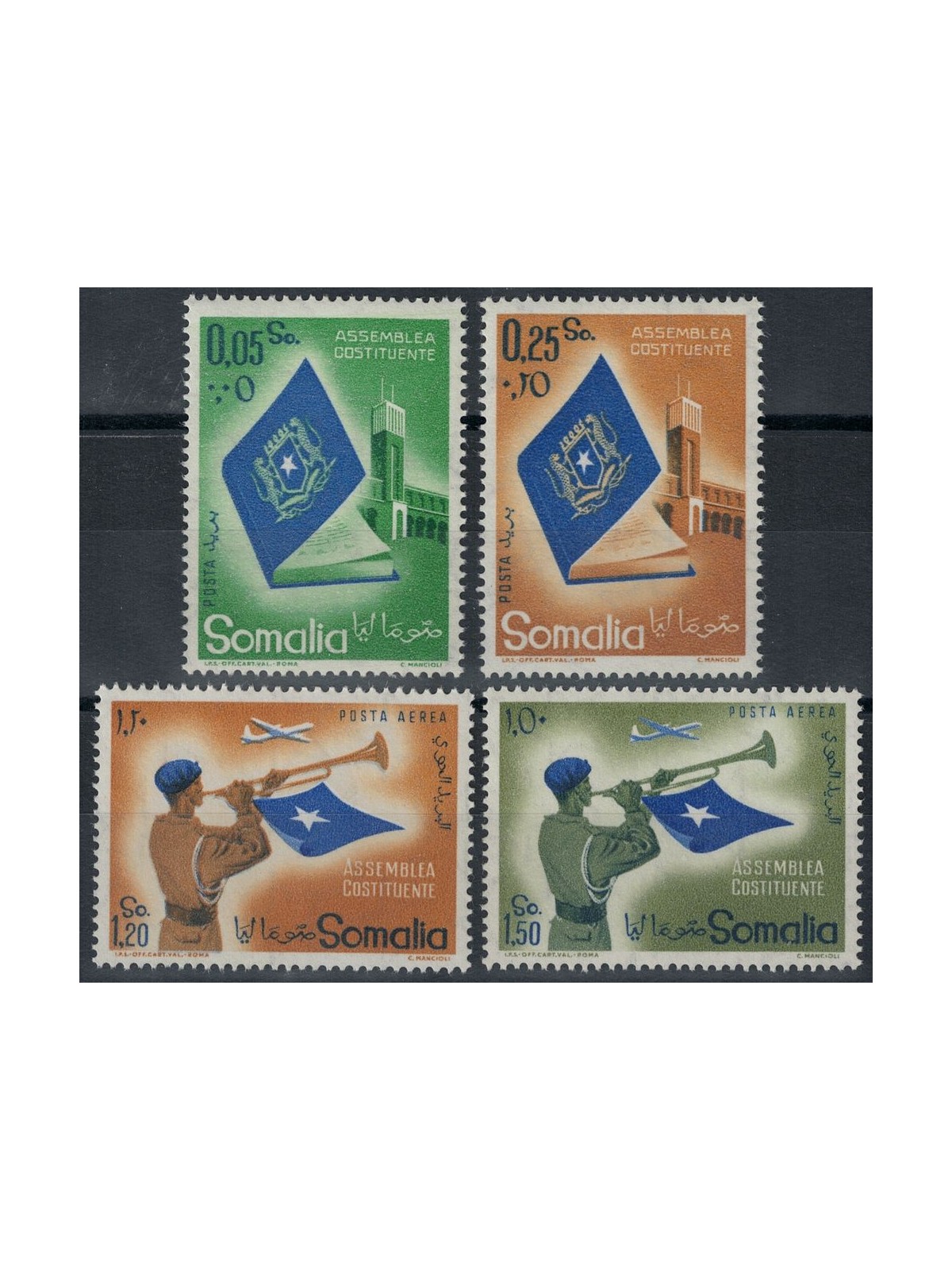 SOMALIA AFIS 1959 Constituent Assembly 4v MNH**