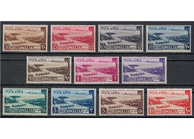 SOMALIA AFIS 1950 Pictorial Series (airmail) 11v MNH**