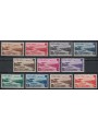 SOMALIA AFIS 1950 Serie Pittorica (posta aerea) 11v MNH**