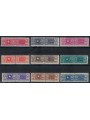 SOMALIA AFIS 1950 Pacchi postali 9v MNH**