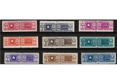 SOMALIA AFIS 1950 Postal parcels 9v MH*