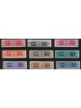 SOMALIA AFIS 1950 Postal parcels 9v MH*
