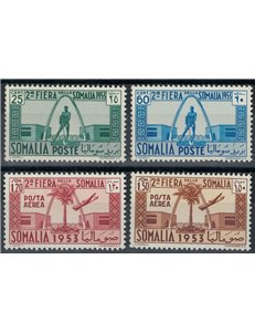 SOMALIA AFIS 1953 2nd Somali Fair 4v MH*