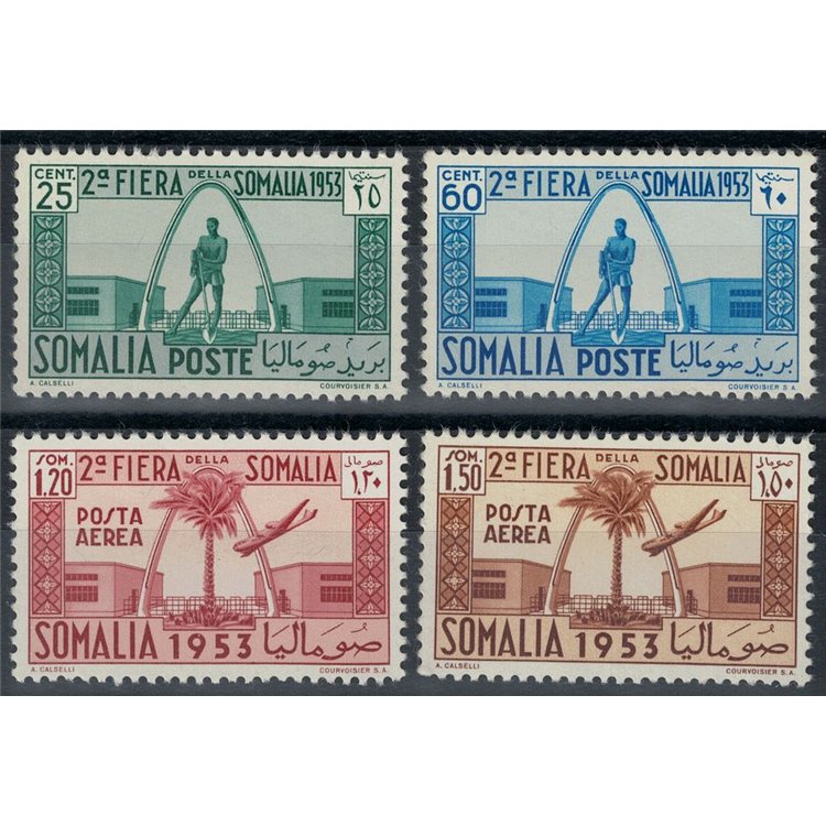 SOMALIA AFIS 1953 2nd Somali Fair 4v MH*