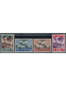 SOMALIA AFIS 1954 Lebbrosari dei Cavalieri di Malta 4v MH*
