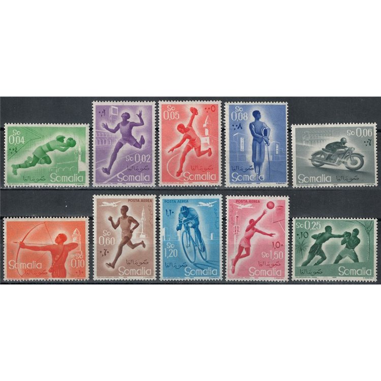 SOMALIA AFIS 1958 Sport 10v MH*