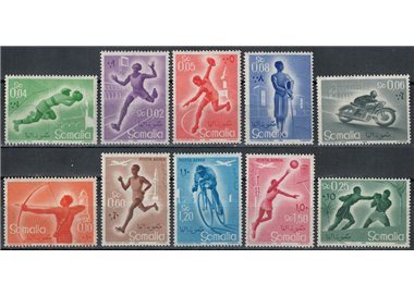 SOMALIA AFIS 1958 Sport 10v MH*