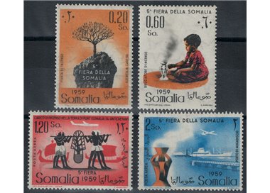 SOMALIA AFIS 1959 5th Somali Fair 4v MH*