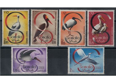 SOMALIA AFIS 1959 Uccelli 6v MH*