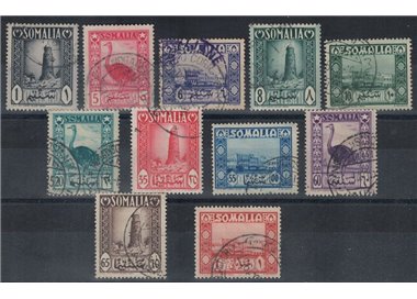 SOMALIA AFIS 1950 Serie Pittorica 11v us