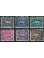 SOMALIA AFIS 1950 Segnatasse 6v us