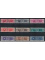 SOMALIA AFIS 1950 Pacchi postali 9v us