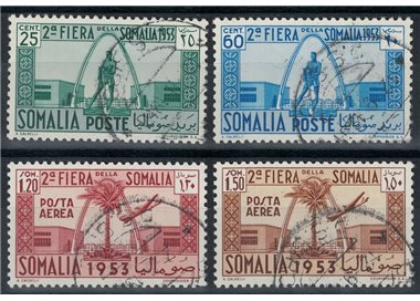 SOMALIA AFIS 1953 2ª Fiera della Somalia 4v us