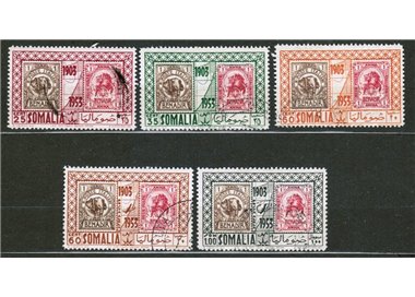 SOMALIA AFIS 1953 Fiftieth Anniversary of Somalia Stamps 5v us