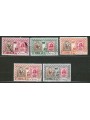 SOMALIA AFIS 1953 Cinquantenario dei francobolli di Somalia 5v us