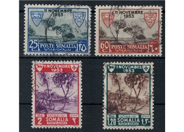 SOMALIA AFIS 1954 Lebbrosari dei Cavalieri di Malta 4v us