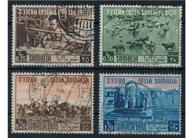 SOMALIA AFIS 1955 3rd Somali Fair 4v us