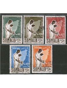 SOMALIA AFIS 1956 Prima Assemblea Legislativa Somala 5v us